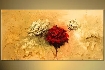 

Paintings For Living Room Abstract Flower Canvas Wall Art Acrylic Paintings Modern Wall Picture for Home Decor