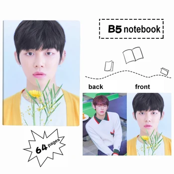 

KPOP TXT YEONJUN New Album Pictorial Photo Plastic Sleeve B5 Big Notebook Notepad Stationery Dropshipping