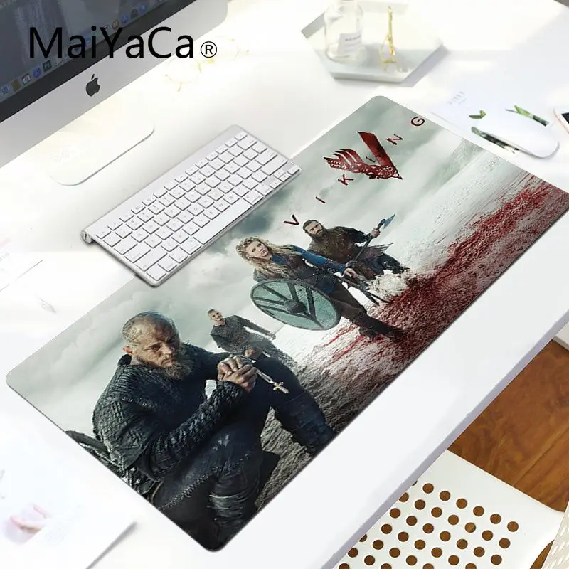 Коврик для мыши MaiYaCa The Vikings, игровой коврик для геймера, Комфортный коврик для мыши, игровой коврик для мыши, игровой коврик для мыши - Цвет: LockEdge 30X90cm
