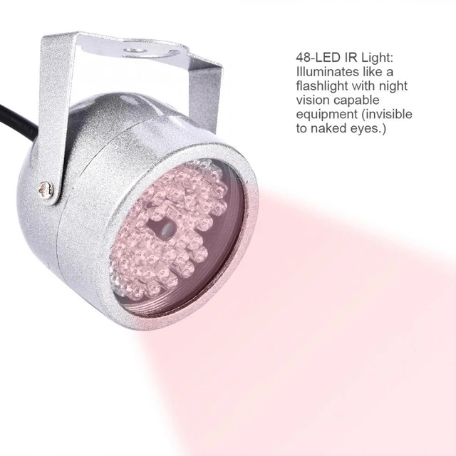 12V 48 LED Infrarot Licht CCTV Sicherheit Kamera IR Infrarot