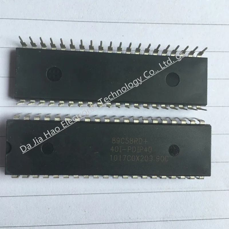 

89C58RD 89C58RD + STC89C58RD-40C-PDIP40 New Electronic Chip dip 40