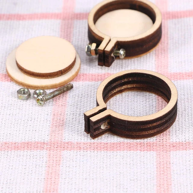 Пяльца Для Вышивки  Wooden Embroidery Hoop Ring Frame - Sewing Tools &  Accessory - Aliexpress