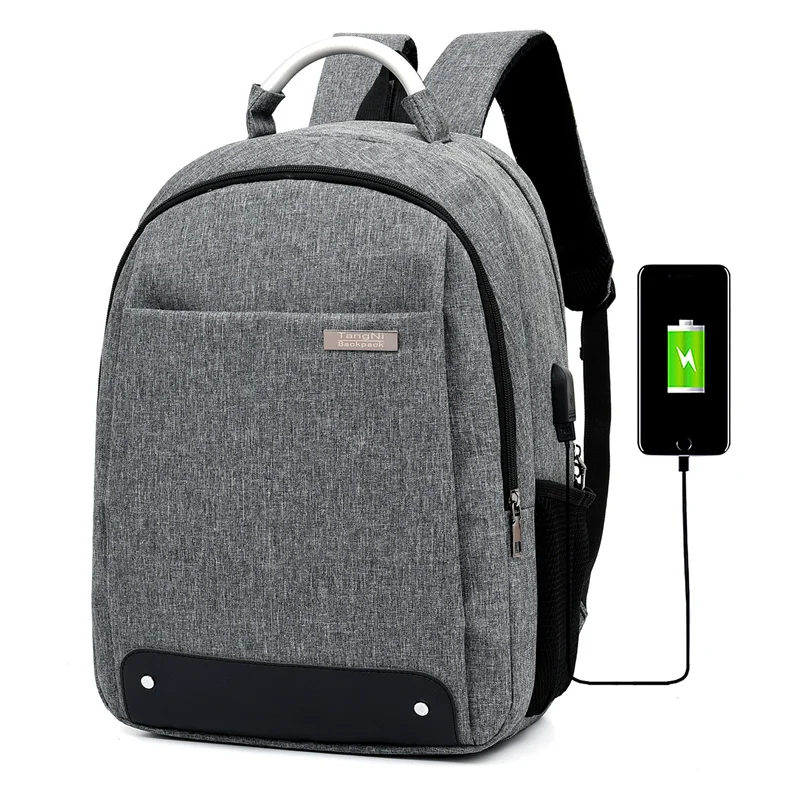 Litthing модный рюкзак для ноутбука зарядка через Usb Компьютерные рюкзаки повседневные стильные сумки большой мужской деловой рюкзак для путешествий