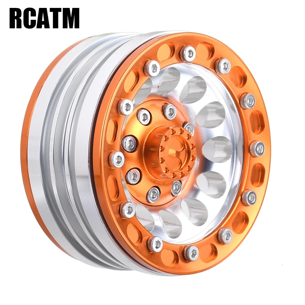 

2pcs CNC Alloy 1.9inch Beadlock Wheel Rim For 1/10 RC Crawler Car Traxxas TRX4 TRX6 g63 D90 D110 Axial Scx10 90046 JIMNY VS4-10