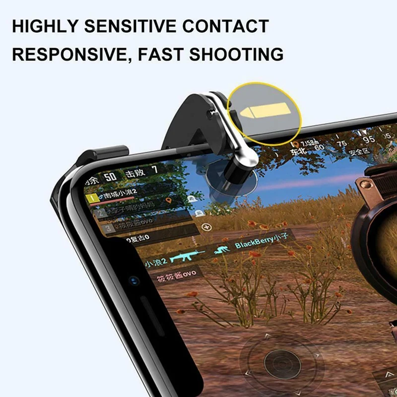 H8 геймпад PUBG помощник металлическая кнопка для мира Элитная игра контроллер PUBG мобильный контроллер Джойстик Геймпад для IOS Android