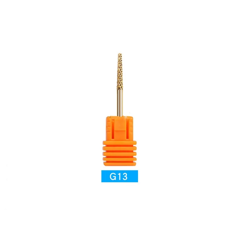 G13 Milling Manicure Machine Nail Drill Bits Tungsten Ceramic Carbide Milling Cutters For Nail Electric Drill Bits Nail Tools - Цвет: G13
