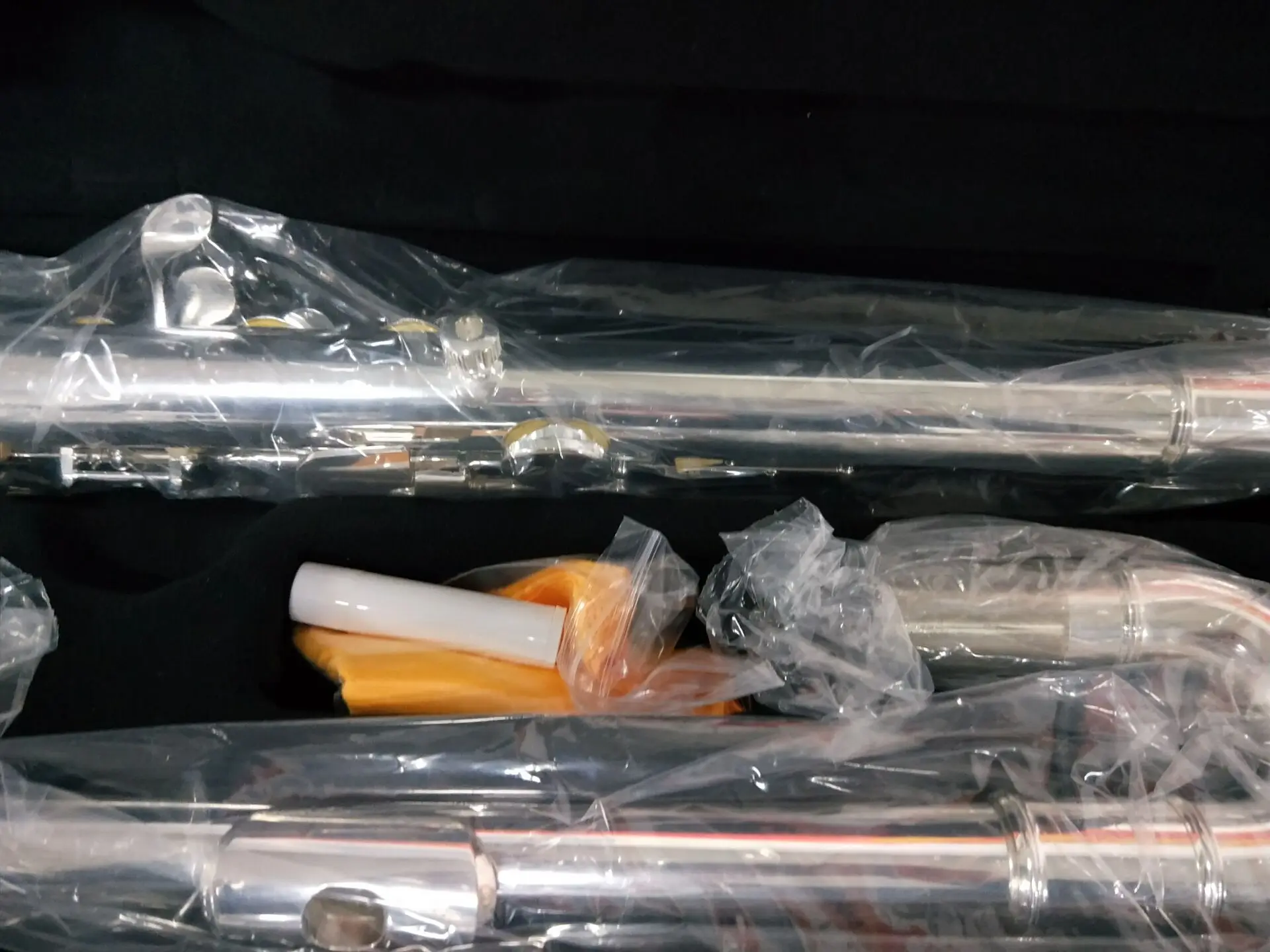 New Arrival Professiona Music instrument Bass Flute “”(baritone)In Silver 181102