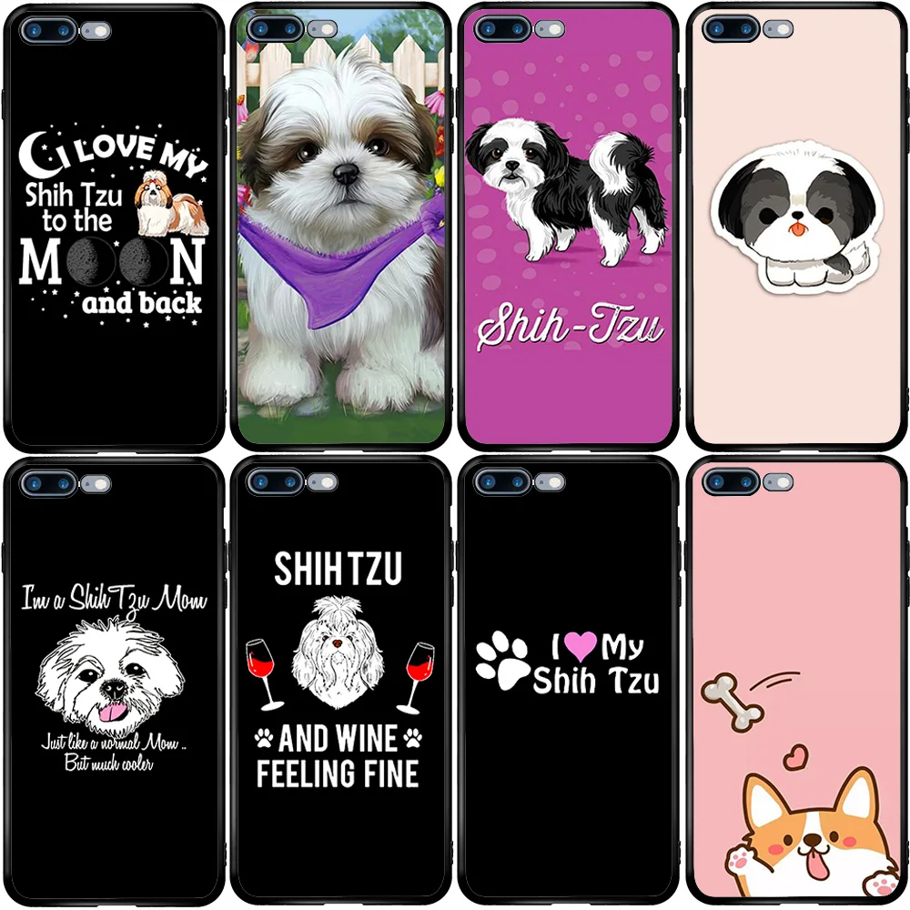 Cover Case for iPhone Oneplus 5S SE 2020 6S 7 8 6T 8T Plus XS XR 11 12 Pro Mini Max Shih Tzu Dog | Мобильные телефоны и