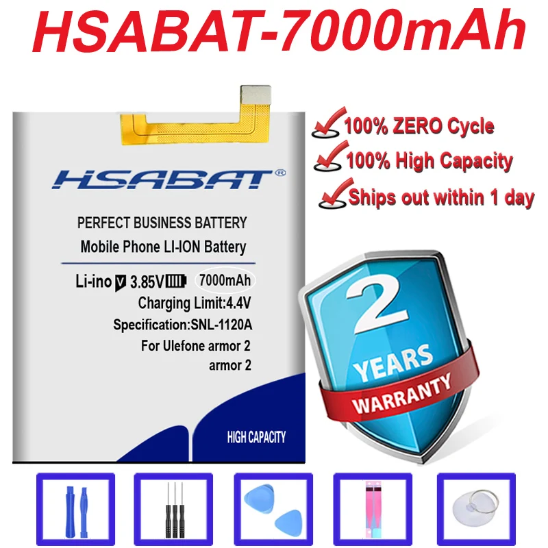 Top Brand 100% New 7000mAh Battery for Ulefone Armor 2 in stock | Мобильные телефоны и аксессуары