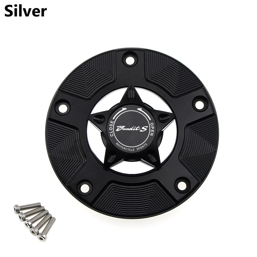 Крышка газового топливного бака для Suzuki GSF650S Bandit S GSF1200S GSF1250S 2007-2012 Bandit мотоцикла CNC быстросъемная крышка