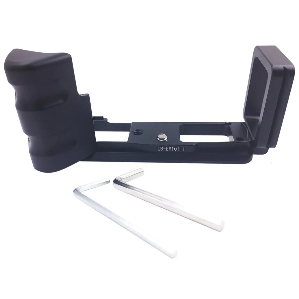 Алюминиевый сплав прочный быстрый выпуск QR l-образный кронштейн камеры вертикальный захват для камеры Olympus EM10 III s
