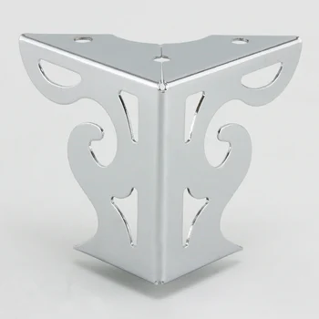 

4pcs Hardware Metal Furniture Legs Hollow Sofa Foot Pattern Black for TV Cabinet Legs Support Furniture Corner Protectors Metal