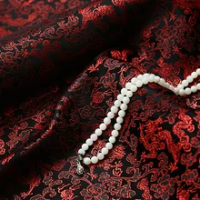 03 DIY Швейные принадлежности и ткани парча и атласная ткань серии дракона ofTang Qipao шелк и атласная ткань