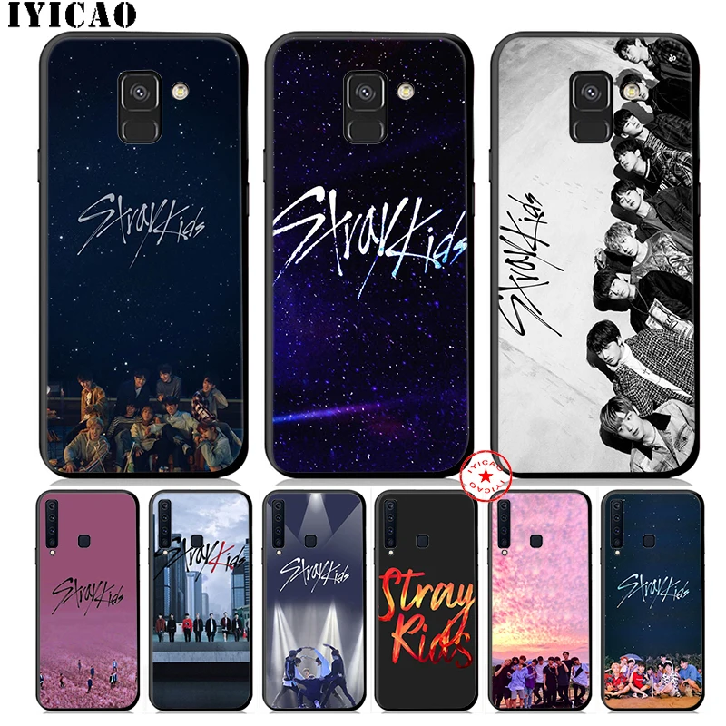 IYICAO Stray Kids Soft Phone Case for Samsung Galaxy A9 A8 A7 J6 A6 Plus 2018 A5 A3 2016 2017 Silicone Cover |