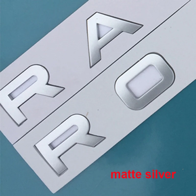 

Car Styling Hood Trunk Logo Badge Sticker Letters Emblem for RANGE ROVER VELAR SV Autobiography Ultimate Edition DISCOVERY SPORT