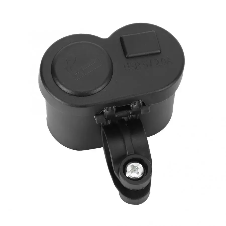 Прикуриватель мотоцикл прикуриватель 2 в 1 Универсальный мотоцикл usb зарядный порт Водонепроницаемая Зажигалка на электропитании адаптер