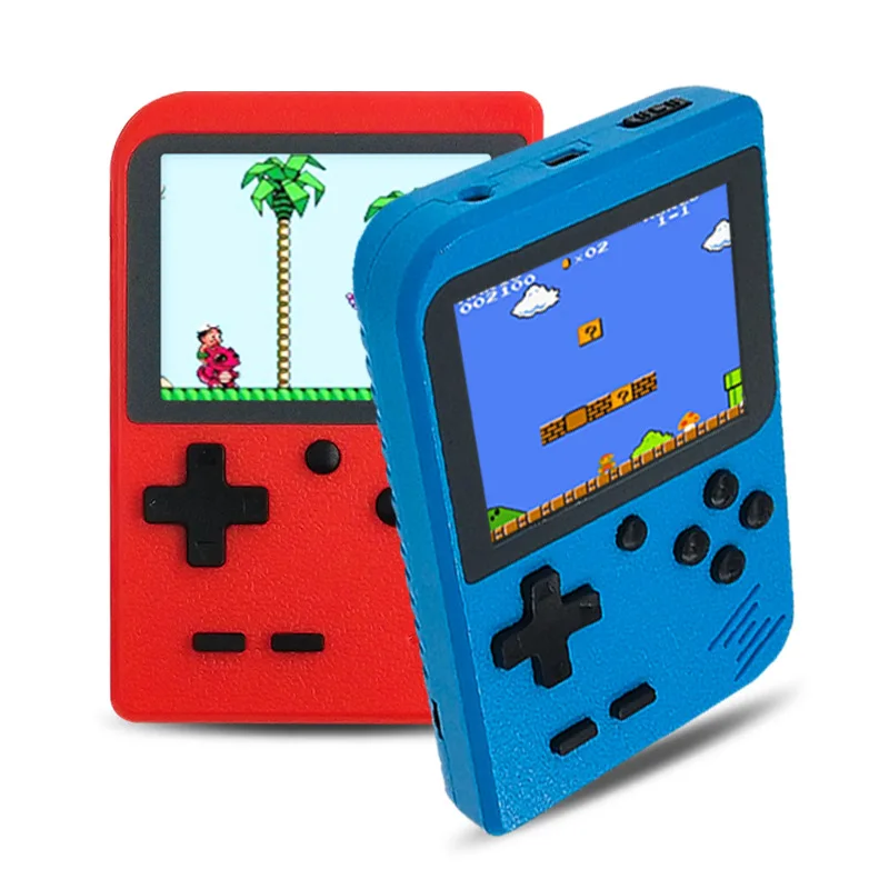 CoolbabyPortable портативные игровые игроков Ретро игровой консоли встроенный 400 игр Поддержка 2 плеер 8 бит 3,0 дюйма для детей Ностальгический