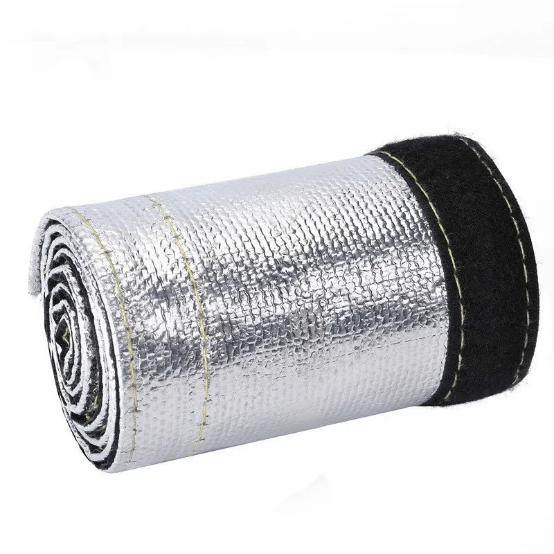 

2.5cm 6 Feet Universal Metallic Heat Shield Thermal Sleeve Wire Mug Cover Wrap Loom Tube Insulated Wire Hose Cover Shroud