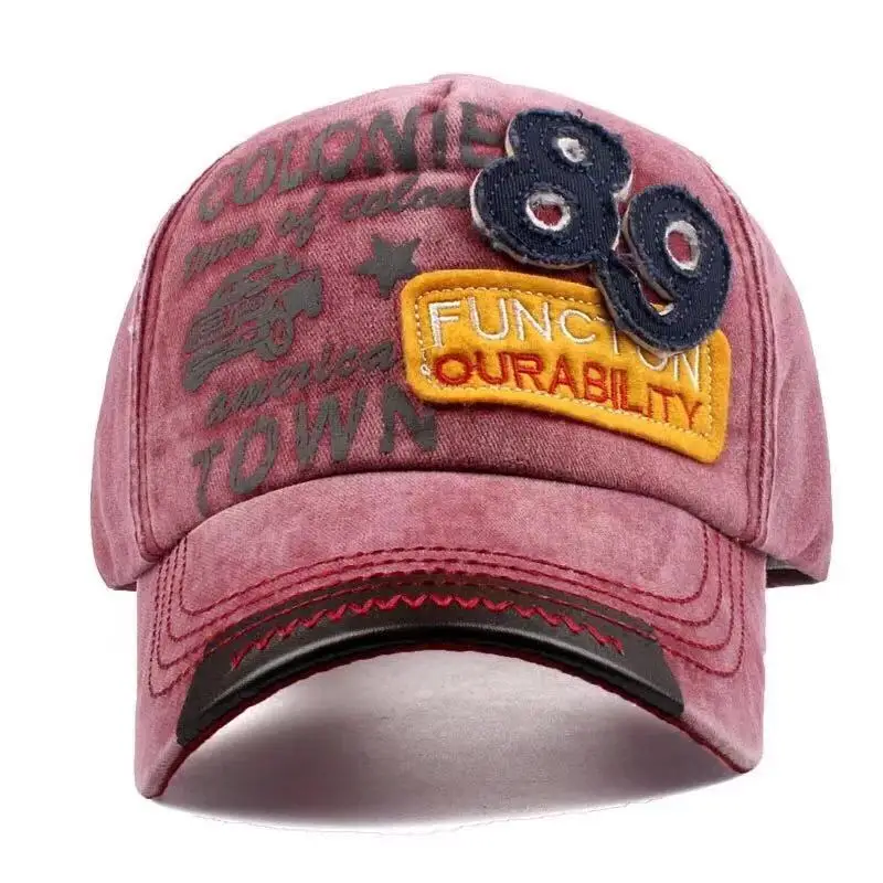 Baseball Cap Borduren snapback hoed voor spring mannen vrouwen Katoen Casual mesh caps hip hop Hoed unisex pet groothandel