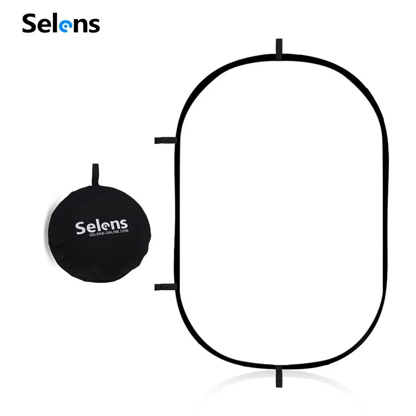 60x90cm Reflector Photography Light Diffuser Translucent image Portable Oval Camera | Электроника