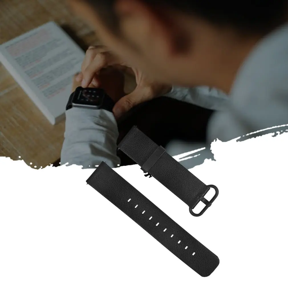 20 см Кожаный ремешок для часов Amazfit Gts двусторонний цвет итальянский кожаный сменный ремешок модный ремешок для часов