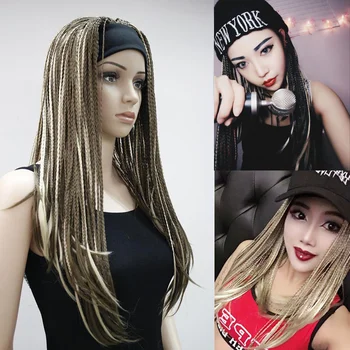 

Euramerican true to life periwig Directly to wear Cornrows periwig madam dark continent dreadlocks cyber celebrity