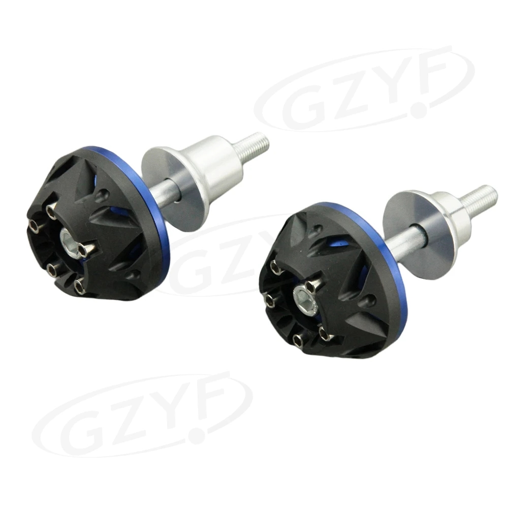 Для Suzuki GSXR1000 GSXR 1000 K3 2003-2004 рамка Ползунки Краш защитные накладки протектор CNC запчасти для мотоцикла алюминиевые - Цвет: Синий