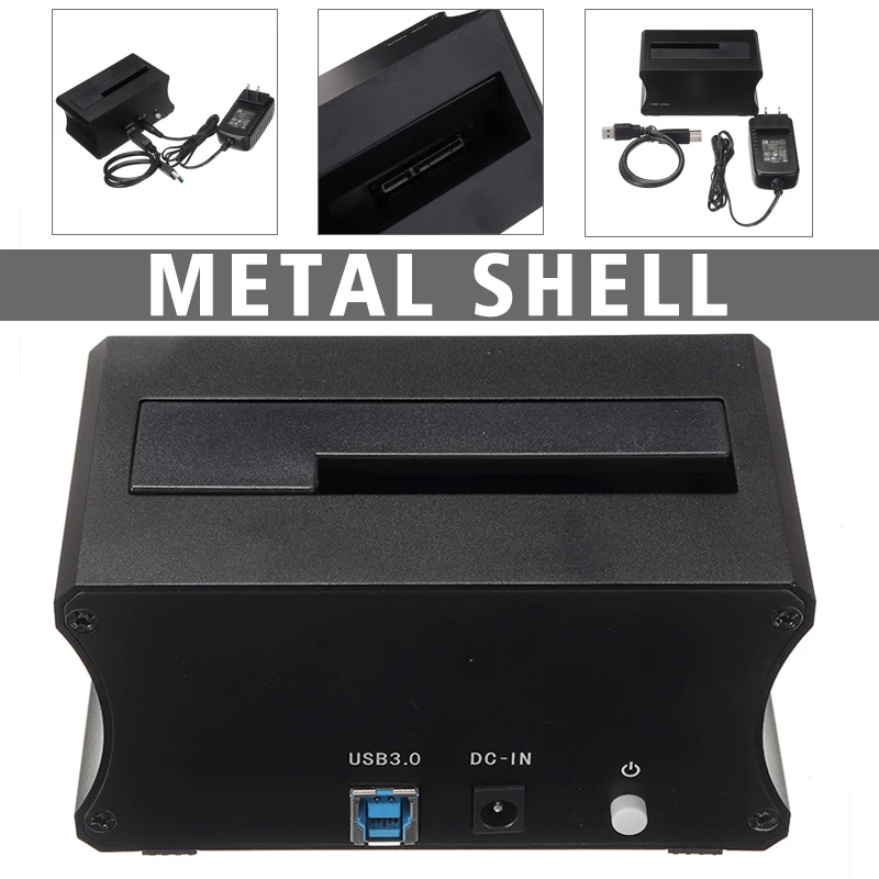 

Для 2,5/3,5 дюймов 1 шт. прочный алюминиевый сплав для мобильного жесткого диска база USB3.0 SATA все металлические многофункциональные жесткие диски коробка Pohiks