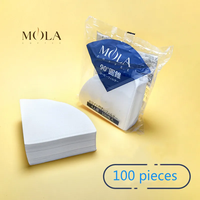 Япония Sanyo Mola ручной Дырокол бумажный фильтр для кофе V60 конусная капельница 4