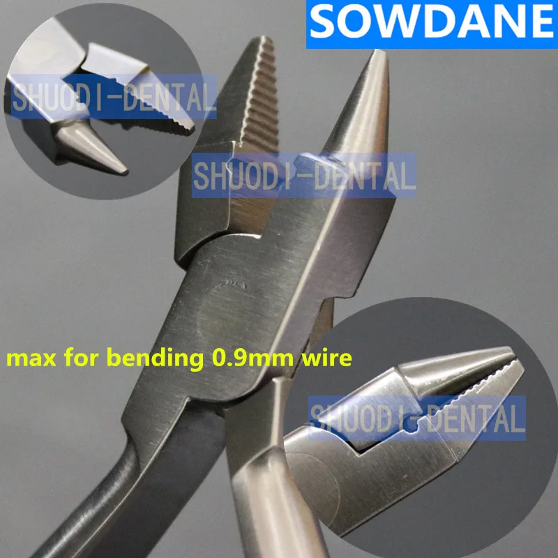 H max for 0.9mm wire Стоматологический ортодонтический инструмент лаборатория петля формовочная проволока плоскогубцы для гибки формы петля изгиб форсуп инструмент стоматолога имплантат инструмент - Цвет: H max for 0.9mm wire