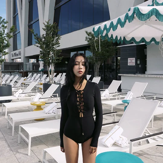 Женский цельный купальный костюм спортивный для плавания дайвинга водного