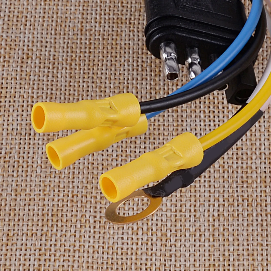 CITALL MIC-AP-210C 4-полосная плоский до 7 способ круглый RV лезвие адаптер для проводки прицепное устройство штепсельная вилка с кронштейном