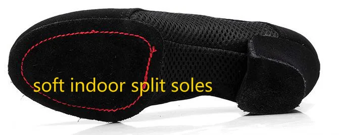 indoor split soles Новинка, профессиональная обувь для латинских танцев для женщин и мужчин, современная танцевальная обувь для бальных танцев, женские кроссовки для аэробики, танцевальная обувь для учителя - Цвет: indoor split soles