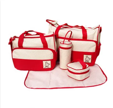 

[Factory Direct Selling] High Quality Diaper Bag wu jian tao bao Foreign Trade Hot Selling Multi-functional Fashion Large Capaci