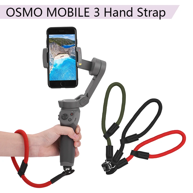 

Nylon Safety Hand Strap Lanyard with Screw for DJI Osmo Mobile 3 Handheld Gimbal Stabilizer Camera Accessories