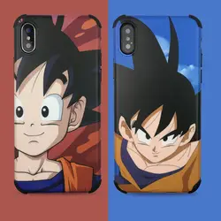 Милый Аниме Драконий жемчуг Гоку Супер DBZ чехол для телефона для coque iPhone 7 6 8 s Plus X XR xs max чехол силиконовый чехол для iPhone 8 чехол