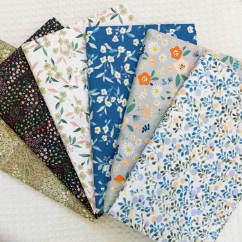 

Floral Series Baby Cotton Twill Fabric by meter for DIY Sewing Bed Sheet Dress making cotton fabric