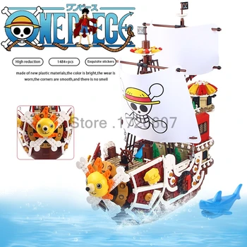 

SINGLE SY6298 ONE PIECE Anime Figure Pirate Ship Luffy Tony Chopper Collector's Edition Building Blocks Bricks Toys For Children