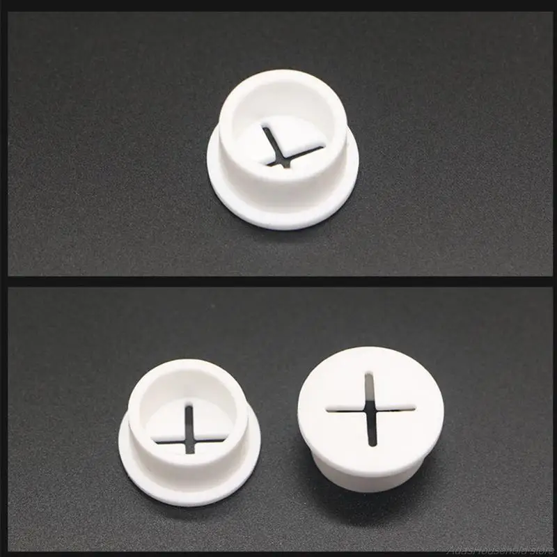Cable Cord Grommets Silicone Cable Cover 10 Pcs Furnitures Hole Cover For Office PC Desk Hiding Cables Wire Protection cable gland