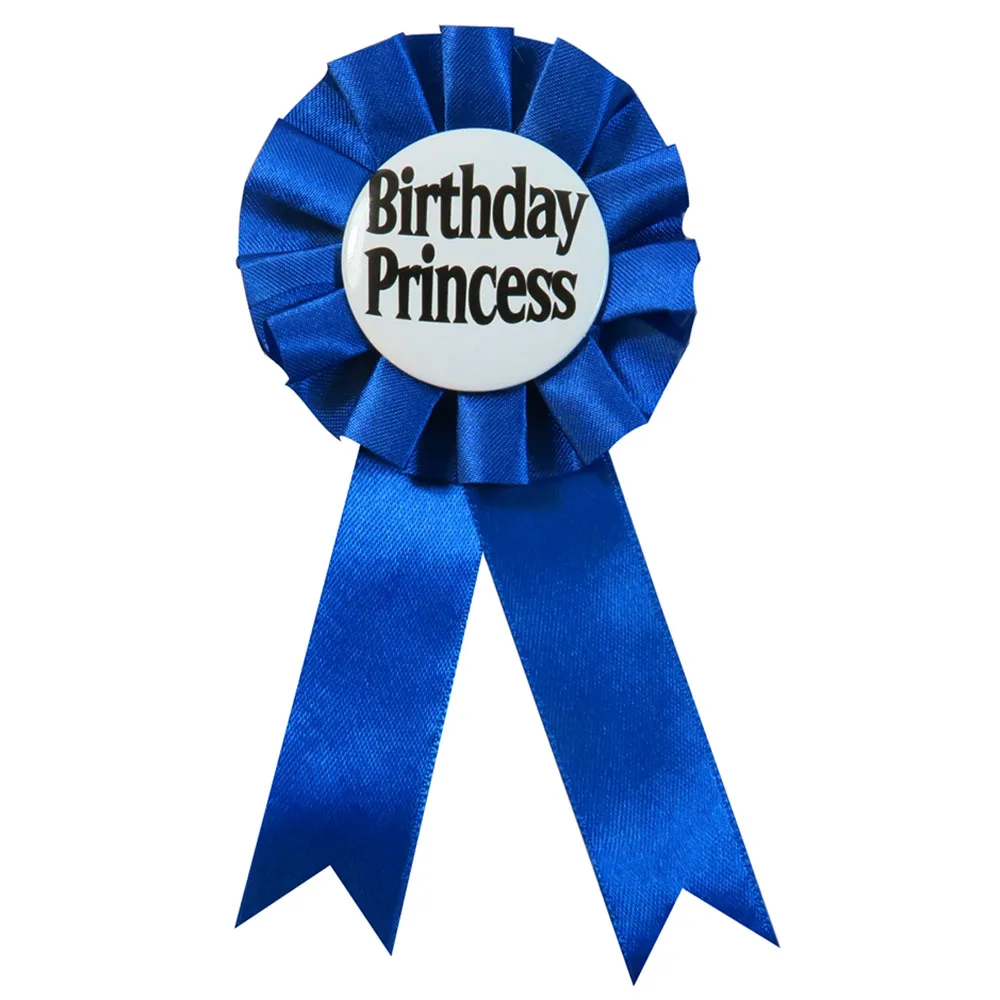 Blue ribbon badge round team bride button glitter plaque Girls on tour happy birthday princess pin zebra bride to be hen party