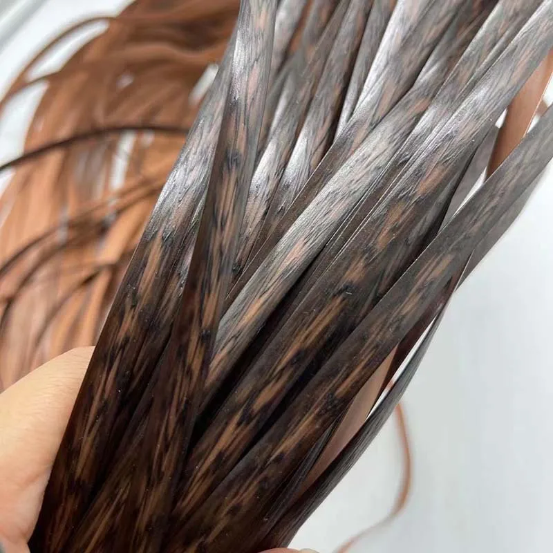 500g Coffee Chocolate gradient PE rattan weaving material plastic rattan for knit and repair chair table synthetic
