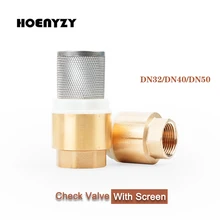 Pipeline Ball Valve1pc DN20 Female Thread Brass Non-Return Swing Check Valve 232PSI Prevent Water Backflow Check Valve