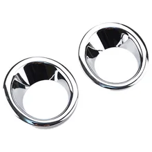 Untuk Nissan X-Trail T31 2011 2012 2013 Chrome Depan Fog Light Lamp Cover Trim Kabut Molding Garnish Bezel pelindung Dekorasi(China)