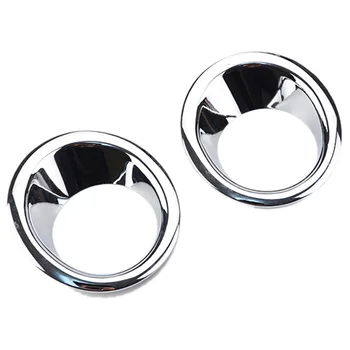 

For Nissan X-Trail T31 2011 2012 2013 Chrome Front Fog Light Lamp Cover Trim Foglight Molding Garnish Bezel Protector Decoration