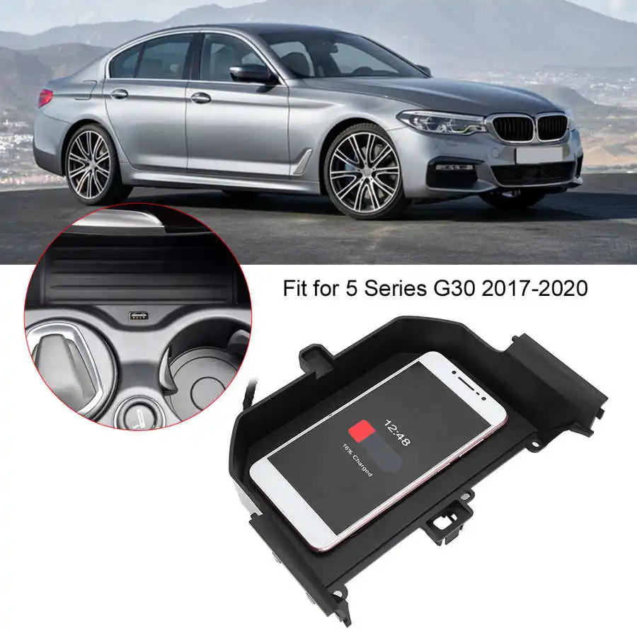 Car Wireless Charger for BMW 5 Series G30 Wireless Charging Plate ANKOOL