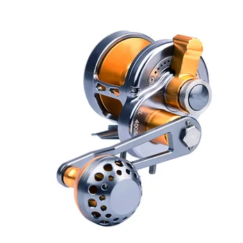 شراءAll Metal Deep Sea Boat Fishing Drum Reel Trolling Wheel Sea Fishing Cast Drum Wheel 12 Ball Bearing 6.0:1 High Speed Carretilha