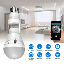 1080P HD 360° Panoramic Wifi Mini IP Camera E27 Light Bulb Home Security Video Surveillance Camera Wireless CCTV Fisheye Network