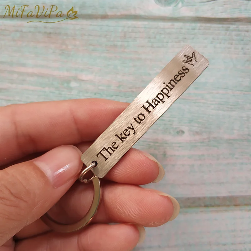 the key to happiness keychain 3