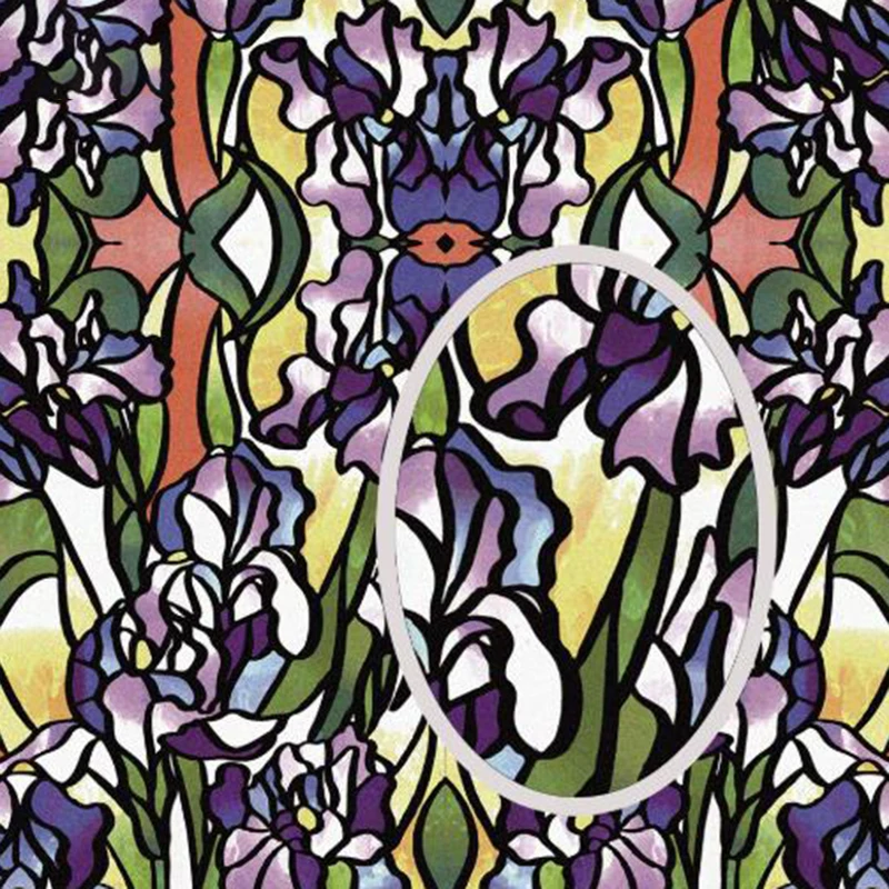 Стекло окно художественная Наклейка Электростатическая Адсорбция для кухни 45*100