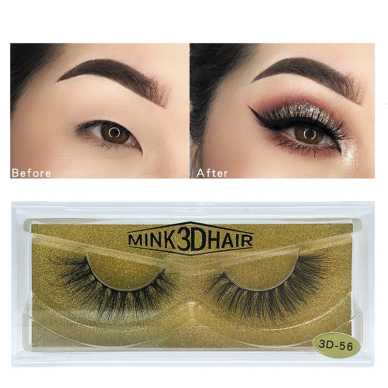 

3D Mink Hair Long Lasting Natural Multi-level Mink Thick Eyelashes Extension False Eyelash